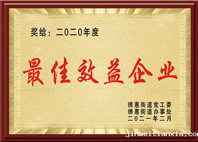 开云体育最新链接网址荣誉-最佳效益企业